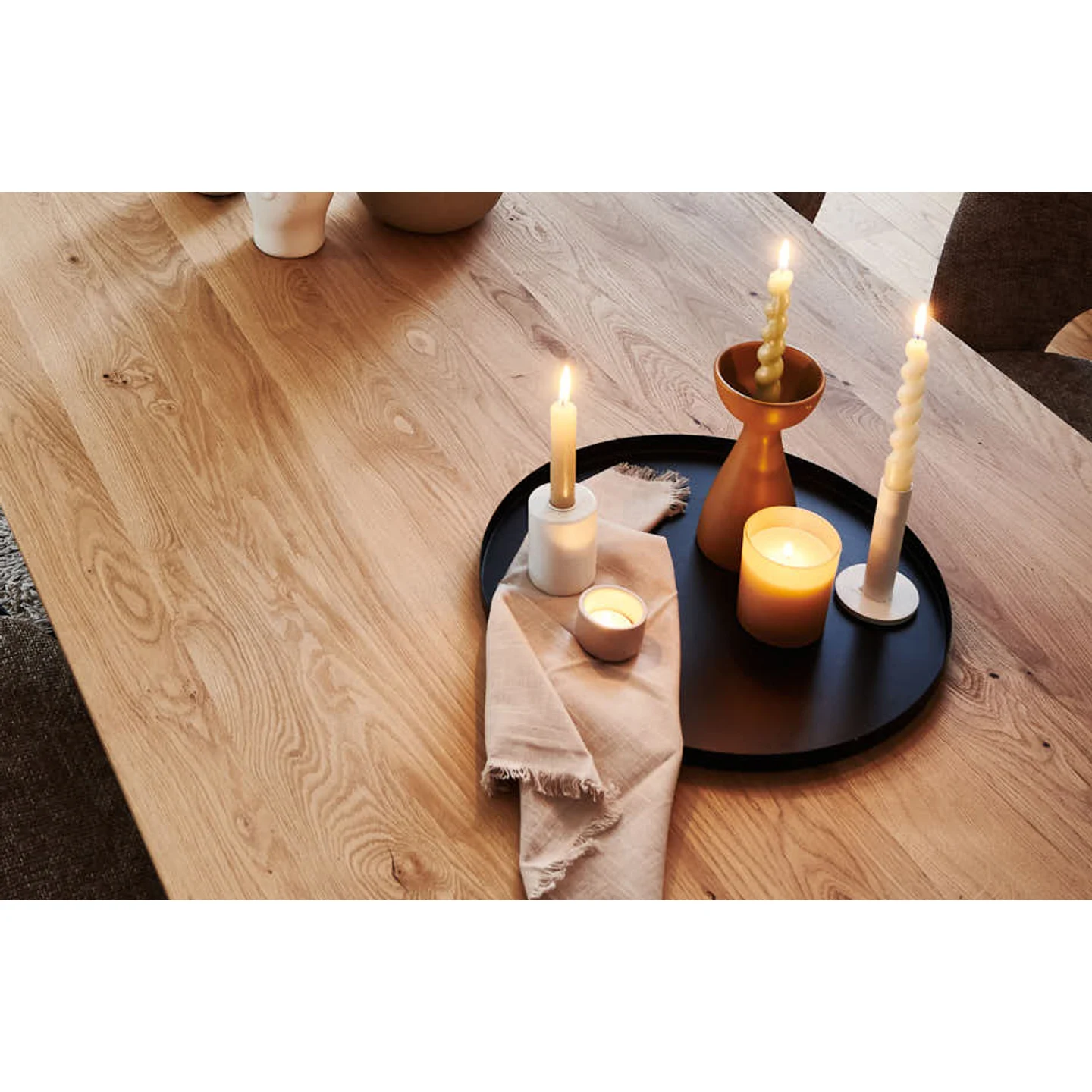 Bodahl Massivholztisch Woodstock – Wildeiche, konfigurierbar