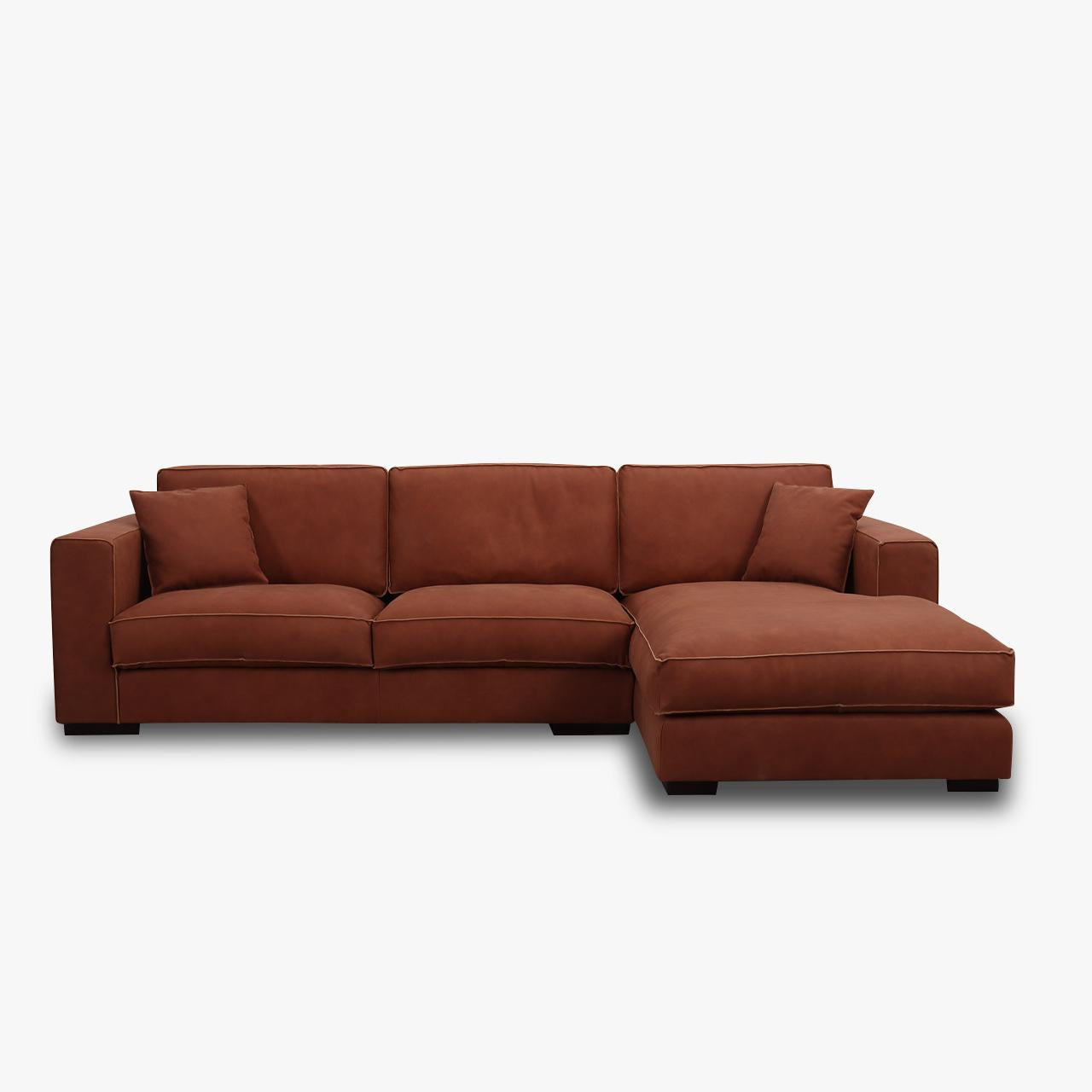 Ecksofa Lounge BEN in Leder Congo cognac