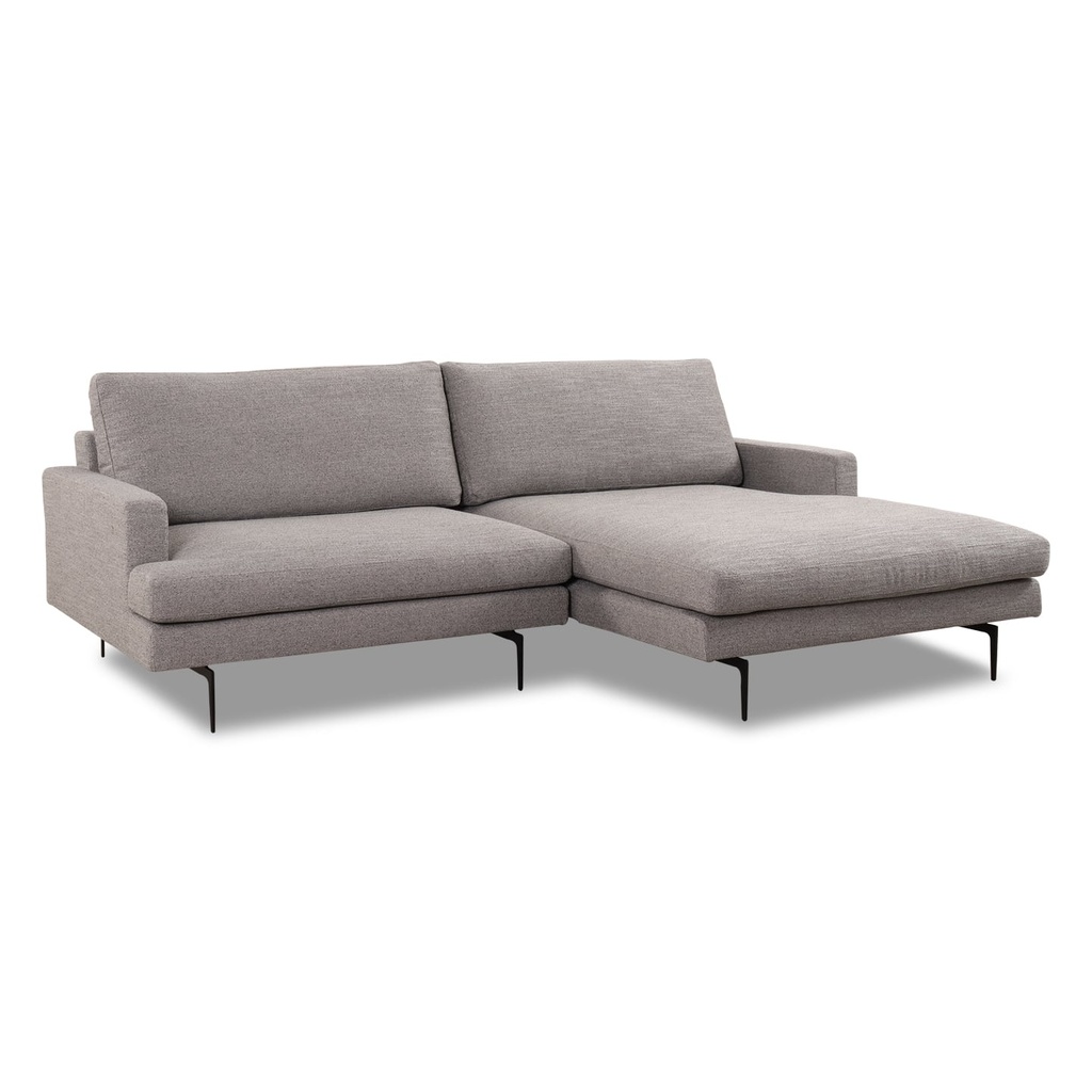 Softform Ecksofa Plateia Stoff Levana platin