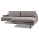 Softform Ecksofa Plateia Stoff Levana platin