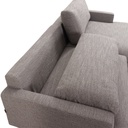 Softform Ecksofa Plateia Stoff Levana platin