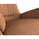 Flexlux Sessel MORO in Leder Nature