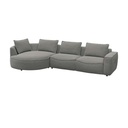 Flexlux Ecksofa Petrone in Stoff Taranto