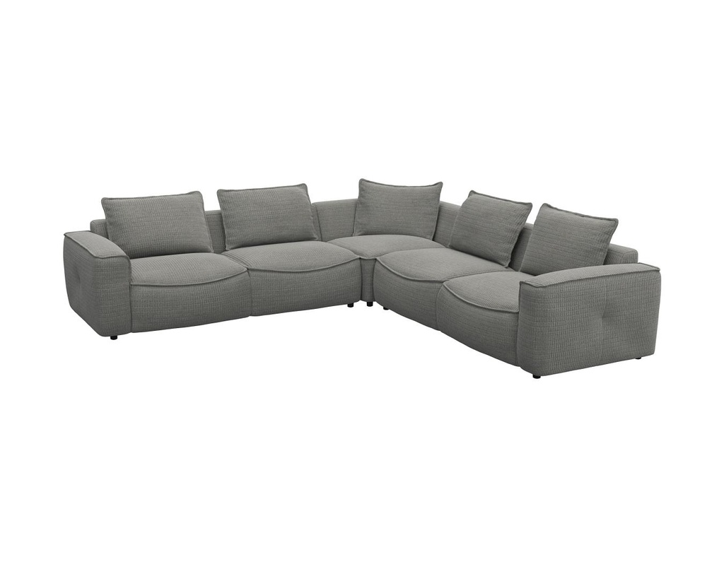 Flexlux Ecksofa 9221 Samone in Stoff Taranto