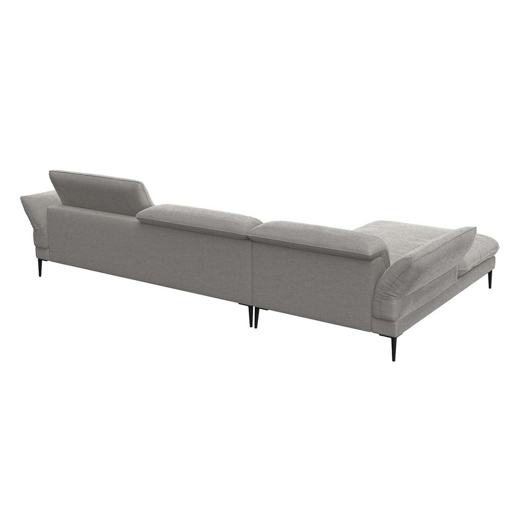 Flexlux Ecksofa 0041 Salino in Stoff Brescia