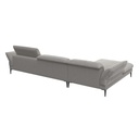 Flexlux Ecksofa 0041 Salino in Stoff Brescia