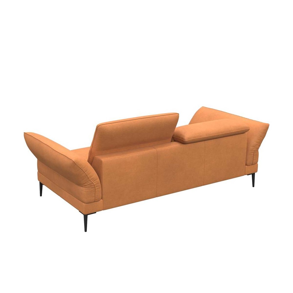 Flexlux Sofa Salino in Leder Nature