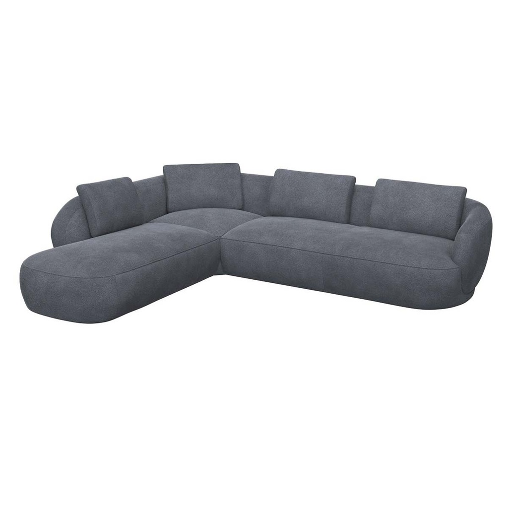 Flexlux Ecksofa 0091 Torino in Stoff Bormio