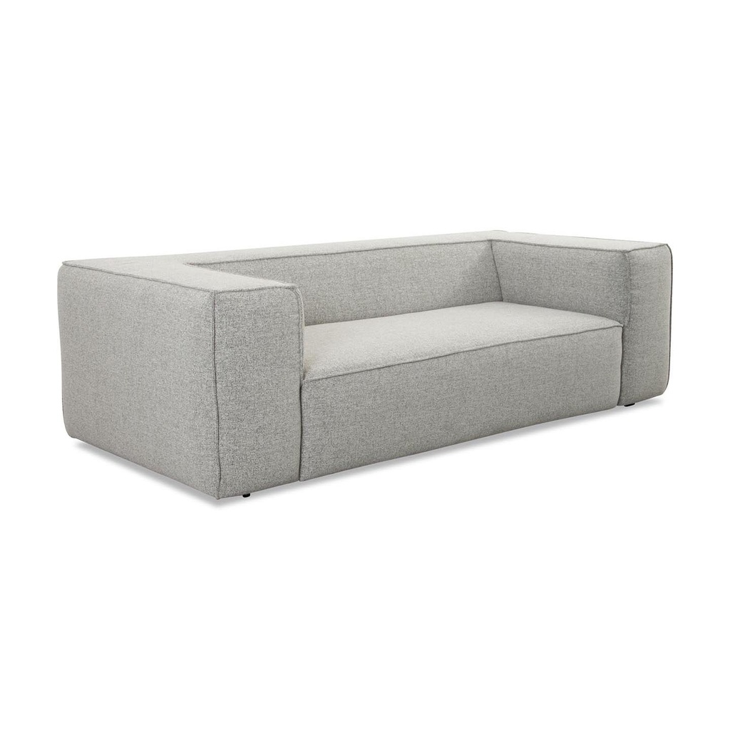 Willi Schillig Sofa 18050 around the block in Stoff Puntino white-black