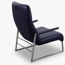 Willi Schillig Relaxsessel in Leder Z73 purple