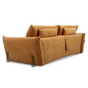 Dienne Salotti Schlafsofa Smooth in Stoff Nuvole orangebraun