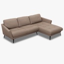 Willi Schillig Ecksofa 12301 SOFTY in Leder Z59 stone