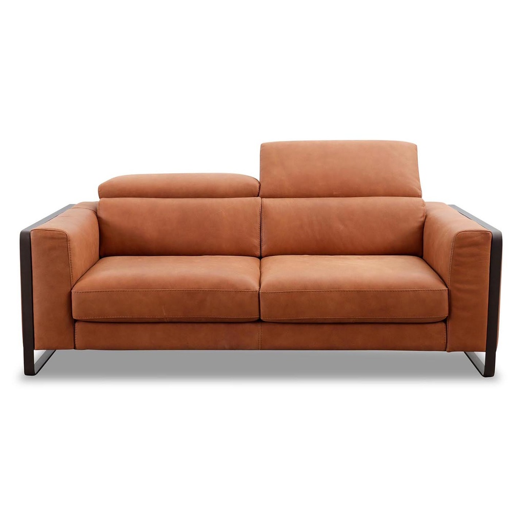 Calia Italia Sofa Garnitur FALCO Relax in Leder Nouveau cognac