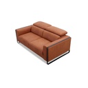 Calia Italia Sofa Garnitur FALCO Relax in Leder Nouveau cognac