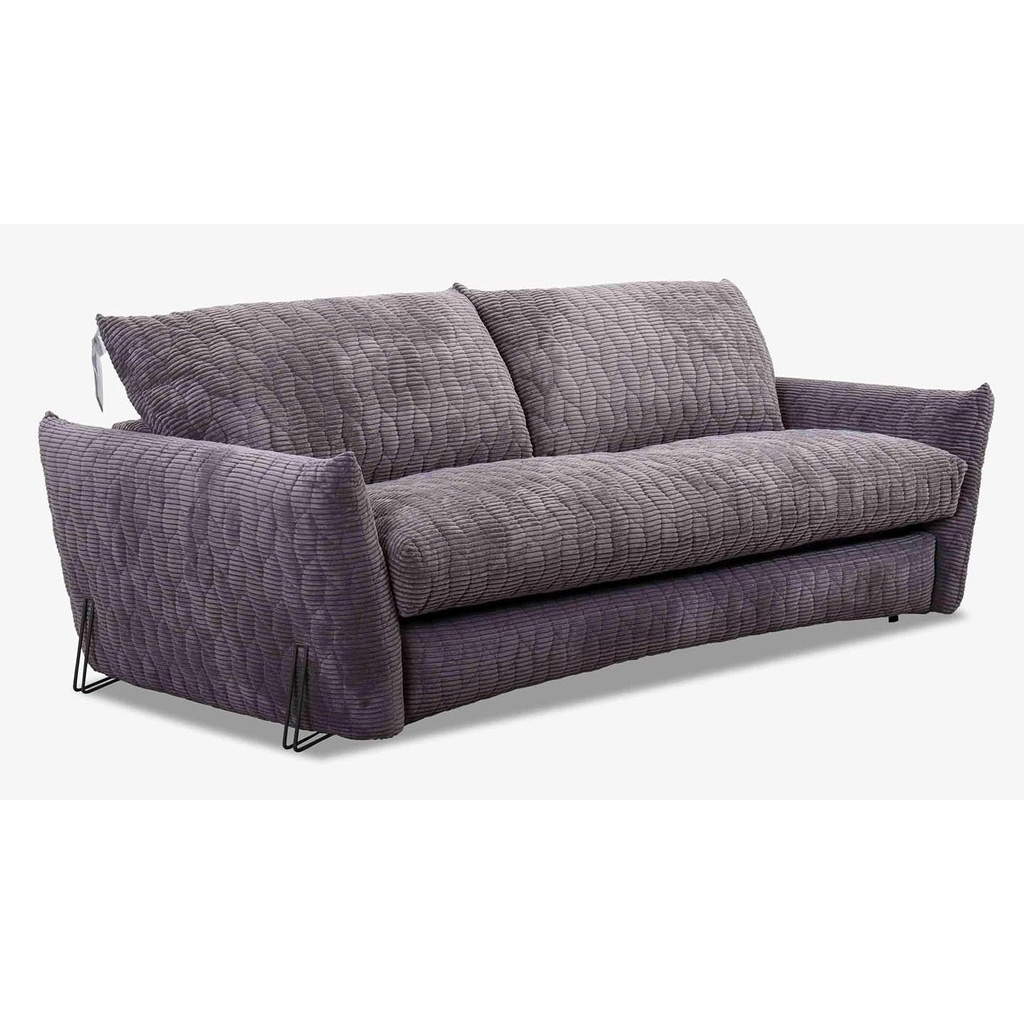 Dienne Salotti Schlafsofa Smooth in Stoff Castello anthrazit