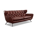 Candy - 3002 Sixty Sofa Sixty in Leder Natur braun