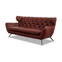 Candy - 3002 Sixty Sofa Sixty in Leder Natur braun