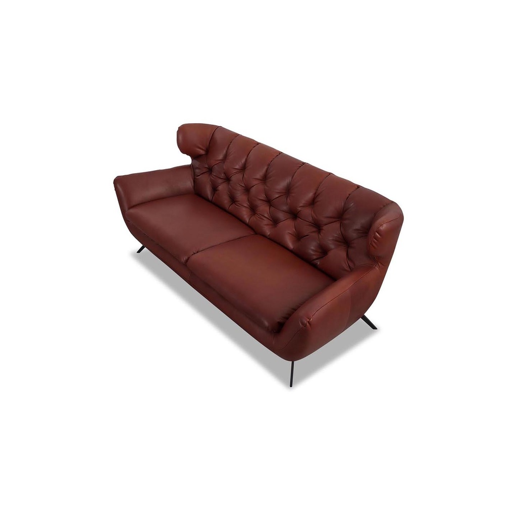 Candy - 3002 Sixty Sofa Sixty in Leder Natur braun