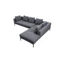 Flexlux Ecksofa LOANO in Stoff Bormio grau