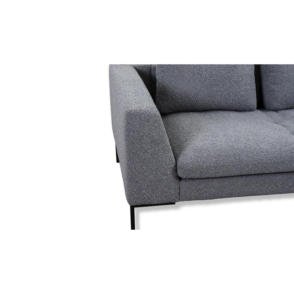 Flexlux Ecksofa LOANO in Stoff Bormio grau