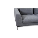 Flexlux Ecksofa LOANO in Stoff Bormio grau