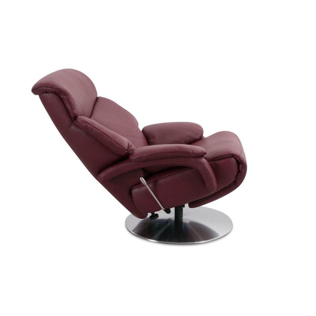 Hukla Fernsehsessel Cosy Relax CR15029 in Leder Credo barolo