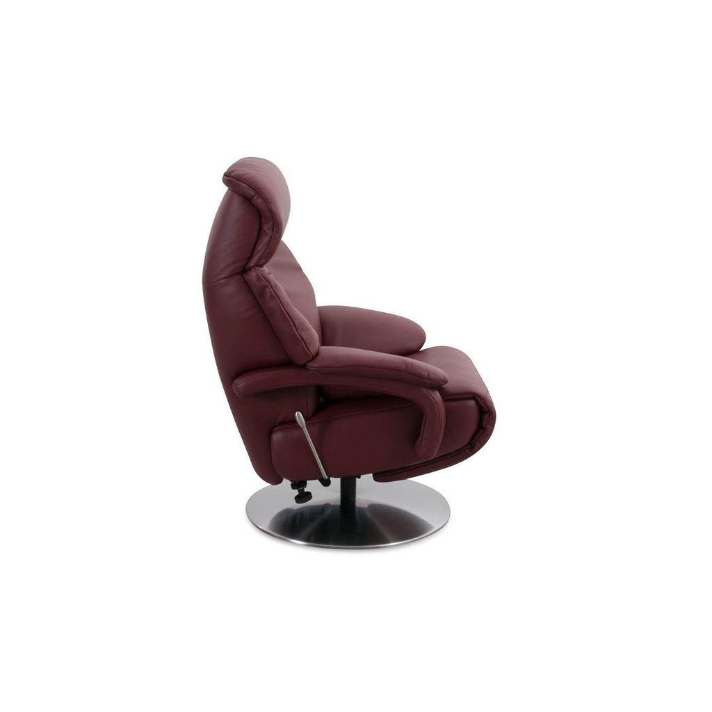 Hukla Fernsehsessel Cosy Relax CR15029 in Leder Credo barolo