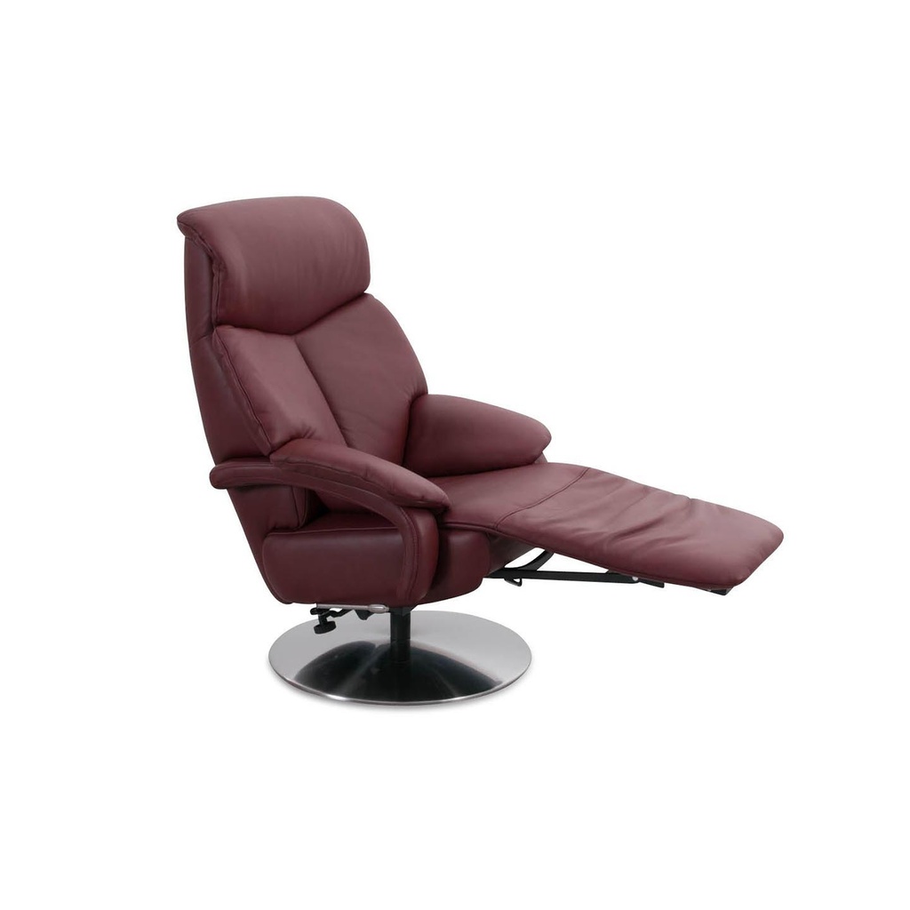 Hukla Fernsehsessel Cosy Relax CR15029 in Leder Credo barolo