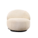 Sitzdesign Loungesessel SOFIA in Stoff Koto pristine