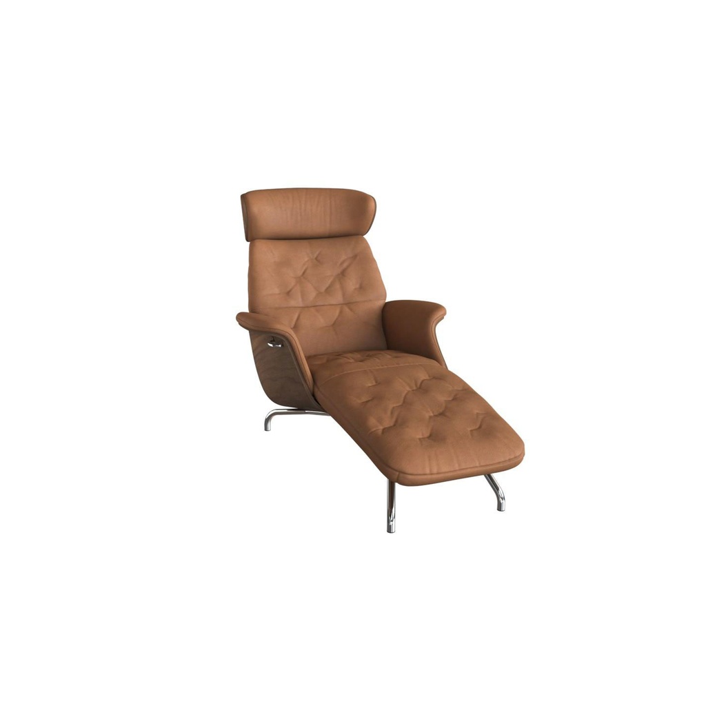 Flexlux Chaiselonge VOLDEN in Leder Nature