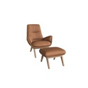 Flexlux Sessel MORO in Leder Nature