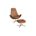 Flexlux Sessel GHOST HIGH in Leder Nature