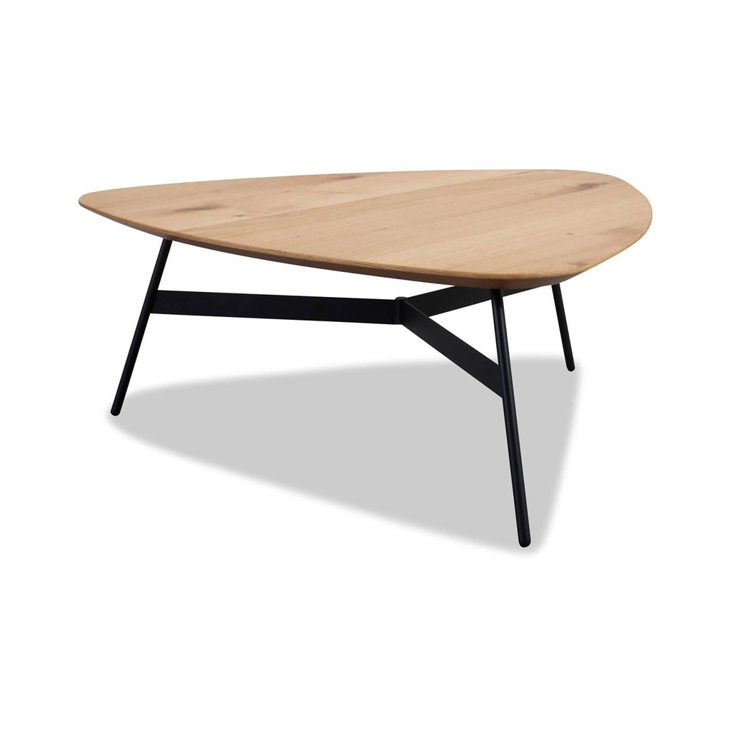 [4775-1842] Venjakob Couchtisch 4775 Coppa Wankelform  in Colorado Nussbaum geölt