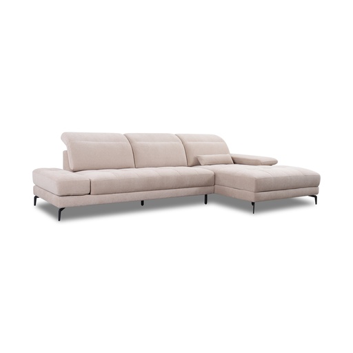 Sitzdesign Ecksofa KF8335 in Stoff mit Motor