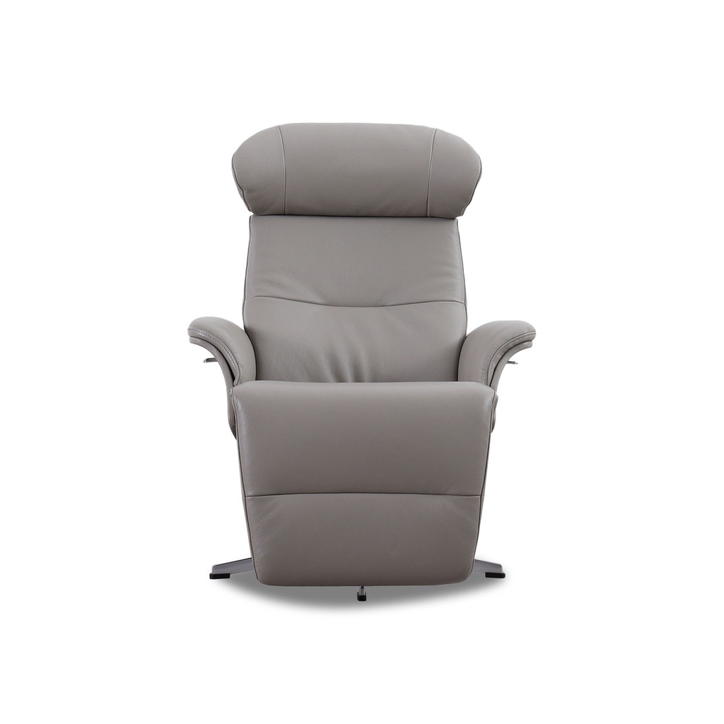 [2514-78] Conform Relaxsessel mit Fußstütze Time Out in Leder Fantasy cement