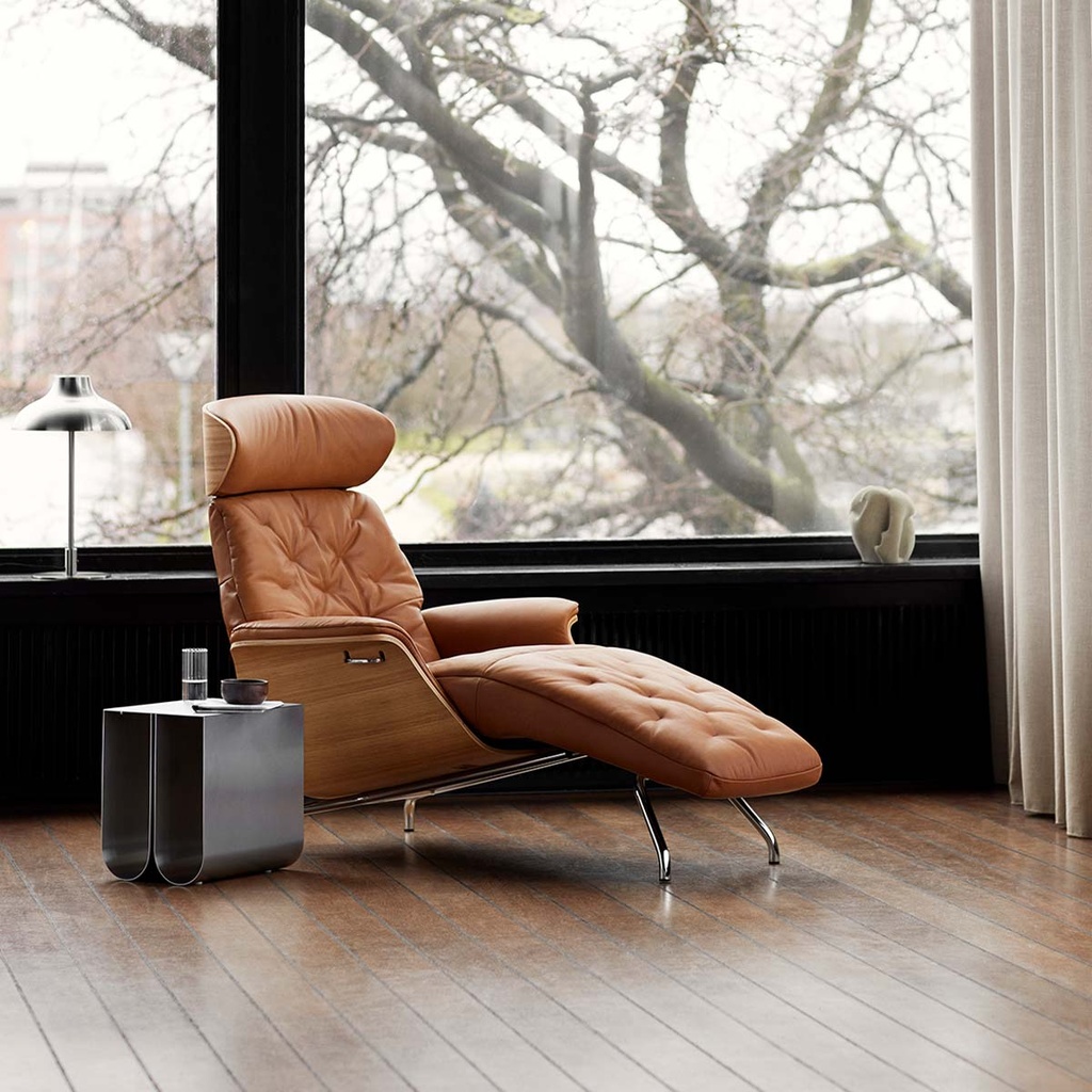 Flexlux Chaiselonge VOLDEN in Leder Nature